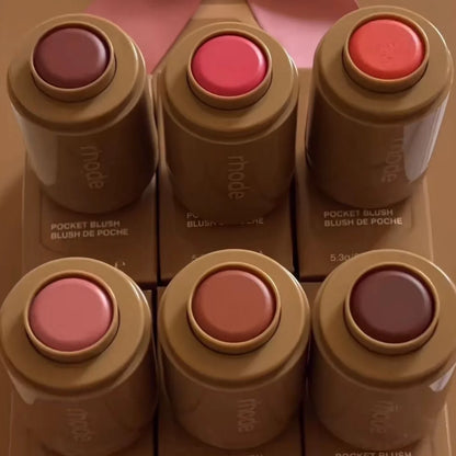 RHODE Makeup Cheek Blush Cream Blusher Stick Lip Gloss Phone Case For iPhone New Toast Ribbon Raspberry Espresso Lipstick INS
