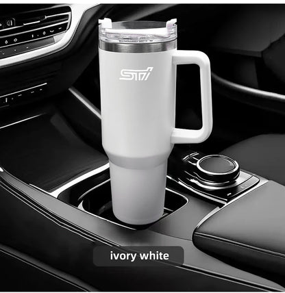 1200ML Insulated Tumbler with Handle Straw Travel Cup Coffee Cup For Subaru STI WRX 2006 XV Forester Impreza Crosstrek Legacy