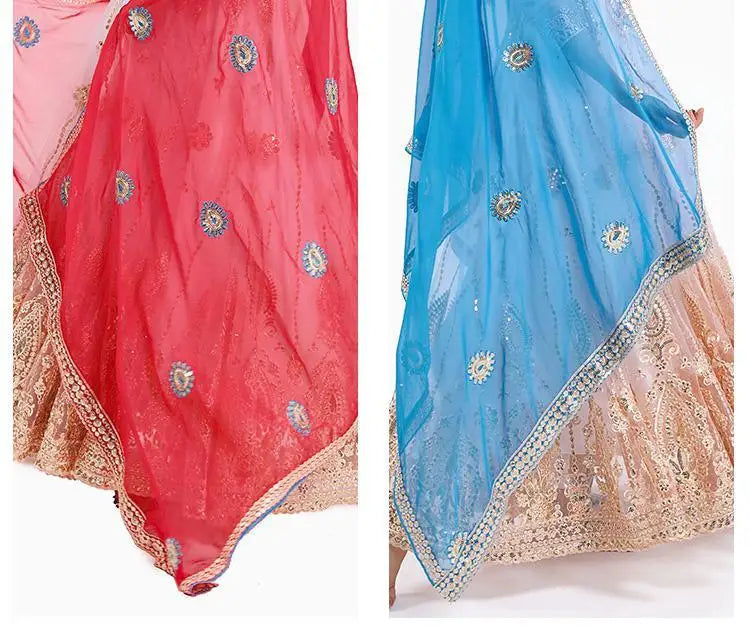 2025 indian traditional sari gauze embroidery exotic style women veil ethnic elegant long shawl women elegant indian shawl s590
