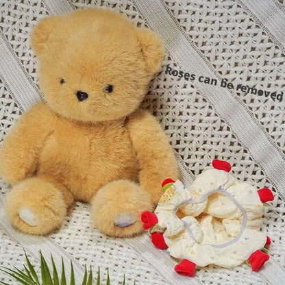 Romantic Teddy Bear Hugging Roses Bouquet New Style Rose Bear Plush Toy Plush Doll Valentine's Day Romantic Gift For Girls