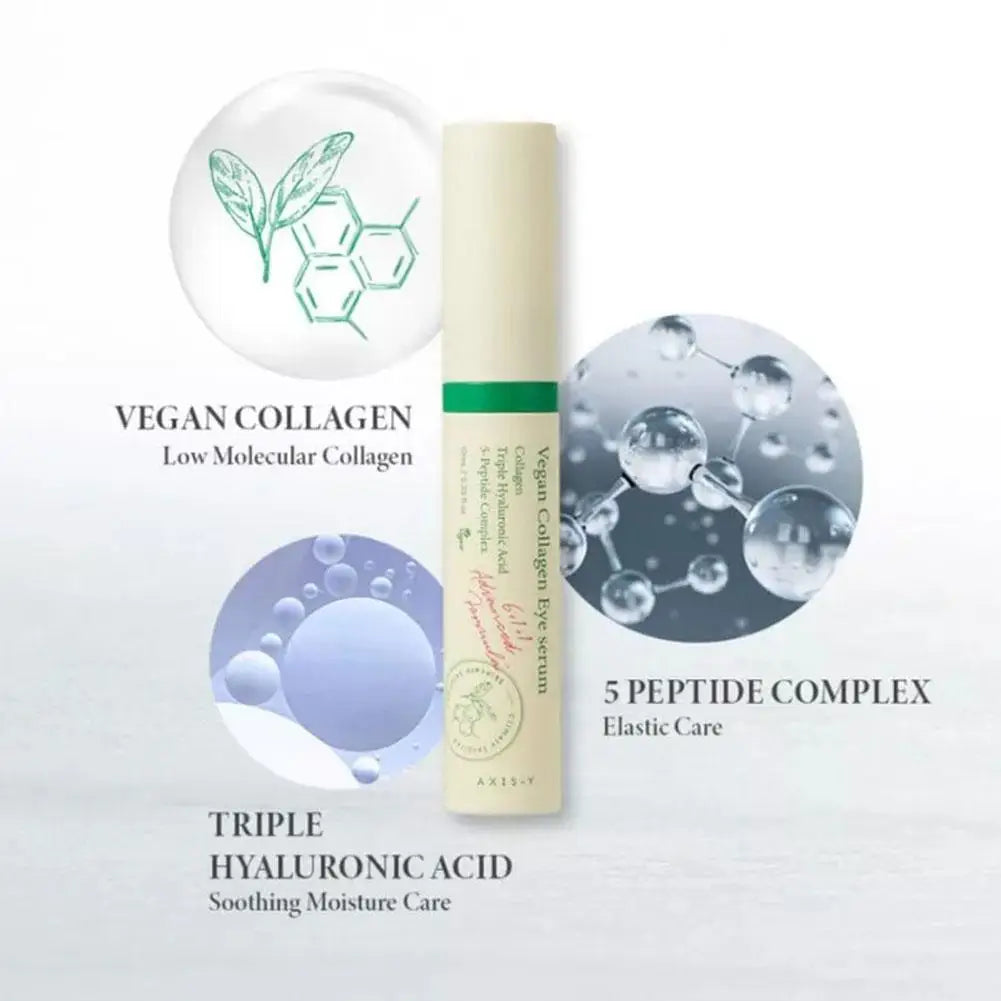10ml Axis-y Pure Collagen Peptide Polypeptide Ball Eye Essence Serum Removal Hydrating Firming Eye Skin Care