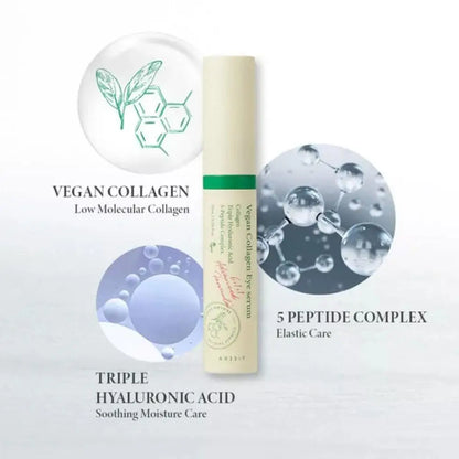 10ml Axis-y Pure Collagen Peptide Polypeptide Ball Eye Essence Serum Removal Hydrating Firming Eye Skin Care
