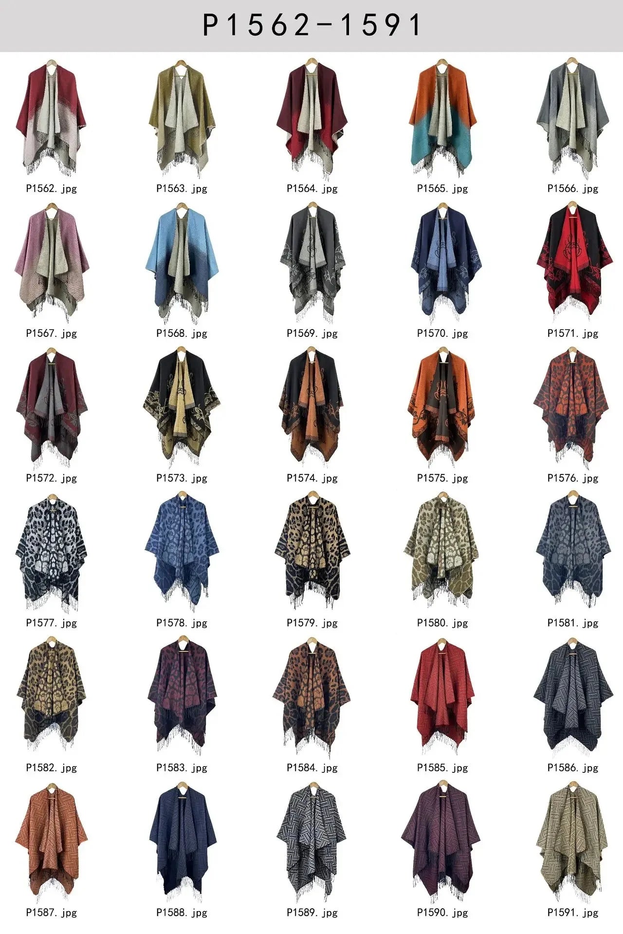 Warmth Women's Open Split Shawl Ethnic Style Geometric Tassel Travel Photography Friendly Winter Wrap Versatile Fashion Accessor