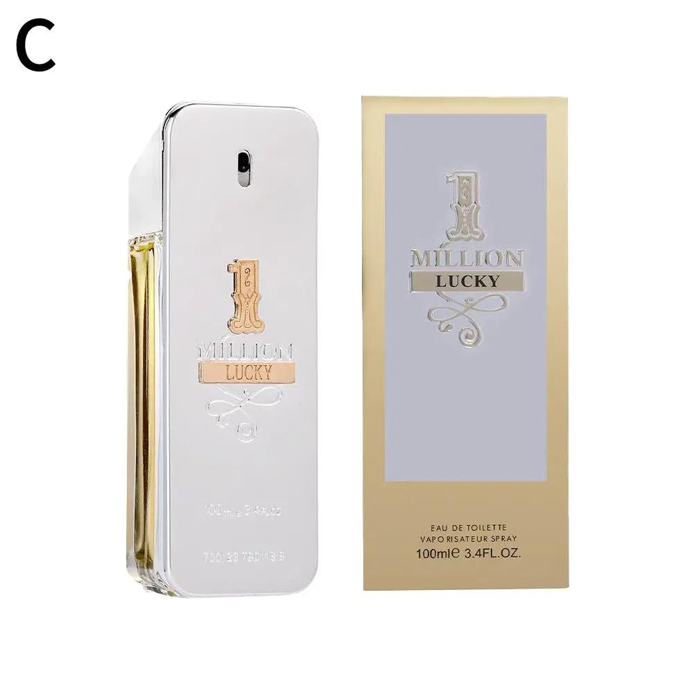 Golden Millionaire Perfume Wood Leather Note Charming Men's Perfume Deep Aroma Male Fragrance 100ml