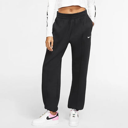 Women's Nike Logo Embroidered Fleece Warm Sweatpants BV4090-010