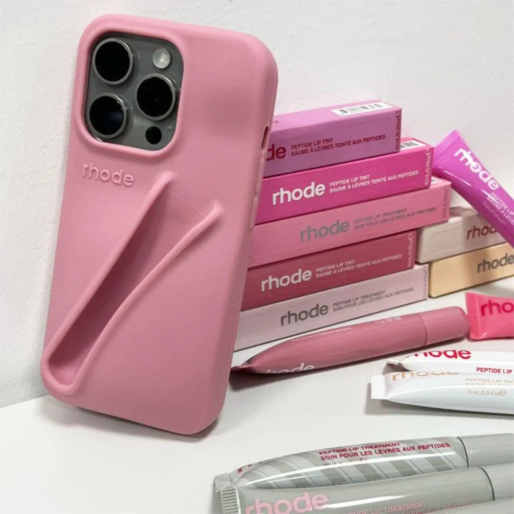 Rhode 9 Colors Lip Balm Phone Case Lip Gloss Moisturizing Liquid Lipstick Toast Espresso Raspberry jelly Transparent Lip Glaze