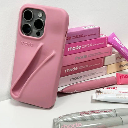 Rhode 9 Colors Lip Balm Phone Case Lip Gloss Moisturizing Liquid Lipstick Toast Espresso Raspberry jelly Transparent Lip Glaze