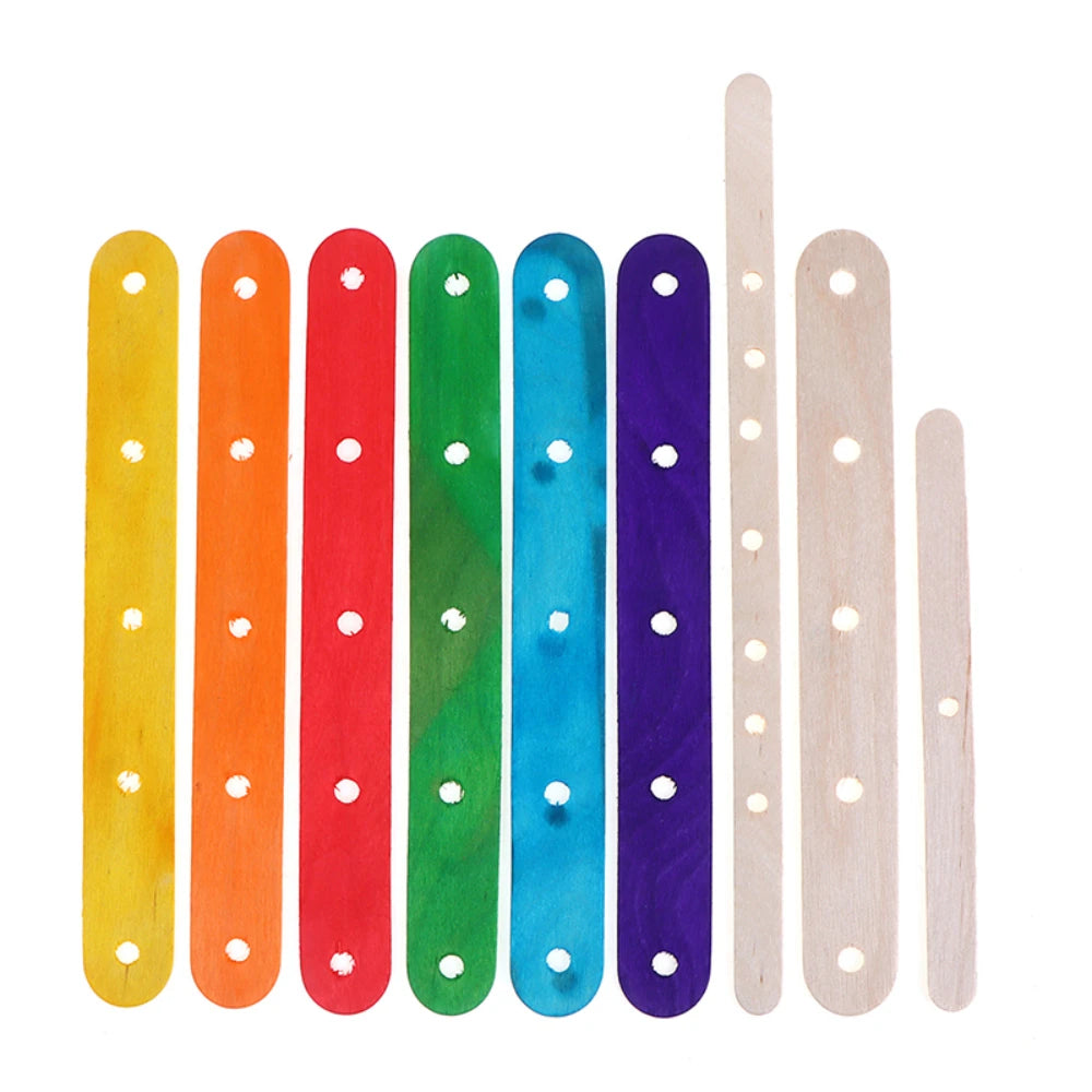 50pcs Multiple Styles Wooden Candle Wick Holder DIY Scented Candle Making Tool Wick Centering DIY Candle Making Mixing tools