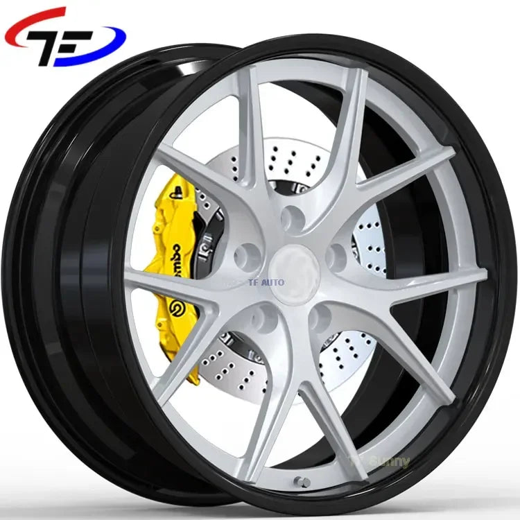 2 pieces Passenger Car 5X120 Deep Dish Forged Alloy Rims Wheels 19*8.5J