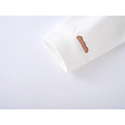 Spring and Autumn Cute Baby Boy Girl Clothes  Baby Romper Long Sleeve Bear Cartoon Pattern Bodysuit