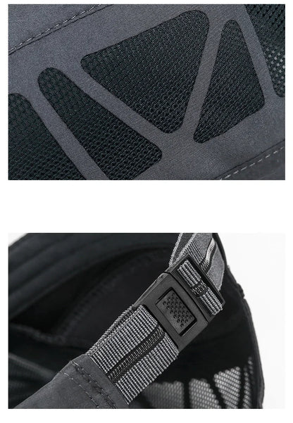 Summer New Sport Alphabet Forward Hat Men's Breathable Mesh Shade Quick Dry Hat Outdoor Sunscreen Cap