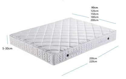 Waterproof Mattress Protector Thicken Fitted Bed Sheet Breathable & Noiseless Mattress Pad for Twin/Double/Queen/King Size Beds
