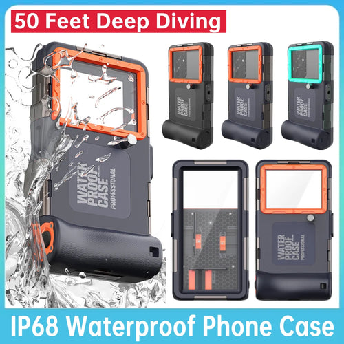 Diving Phone Case Professional Underwater Phone Case Universal Scuba Dive Phone Case for Underwater Photo Video Taking