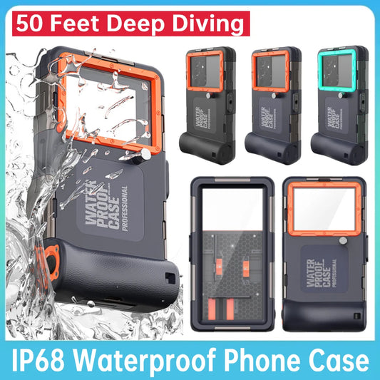 Diving Phone Case Professional Underwater Phone Case Universal Scuba Dive Phone Case for Underwater Photo Video Taking