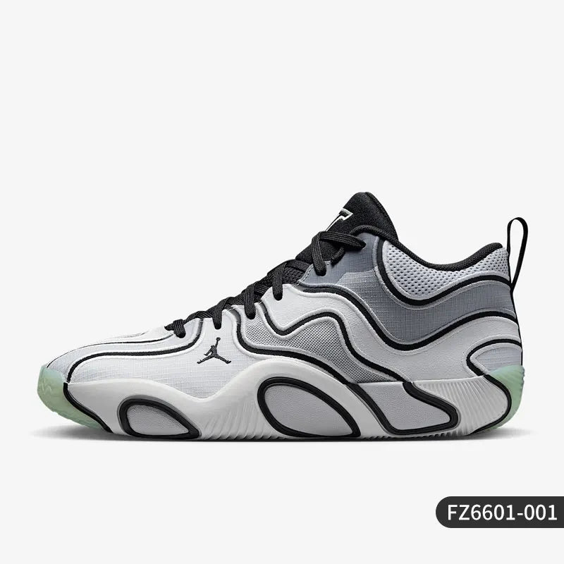 Nike Official Genuine JORDAN Men's Fashion Mid-Top Cushioned Training Basketball Shoes FZ6601-001