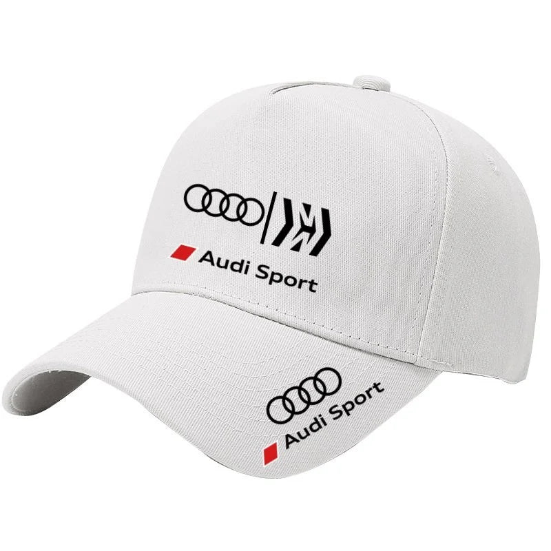 2025 Audi RS Fashion Sports Baseball Hat Outdoor Sunshade Hat Car Enthusiasts Duck Tongue Hat Sweat Absorber