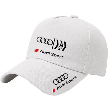 2025 Audi RS Fashion Sports Baseball Hat Outdoor Sunshade Hat Car Enthusiasts Duck Tongue Hat Sweat Absorber