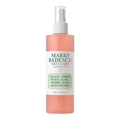 236ml Mario Badescu Facial Mist Hydrating Moisturizing Aloe Herbs Rosewater Brightening Refresh Dry Skin Relief Toner Skincare