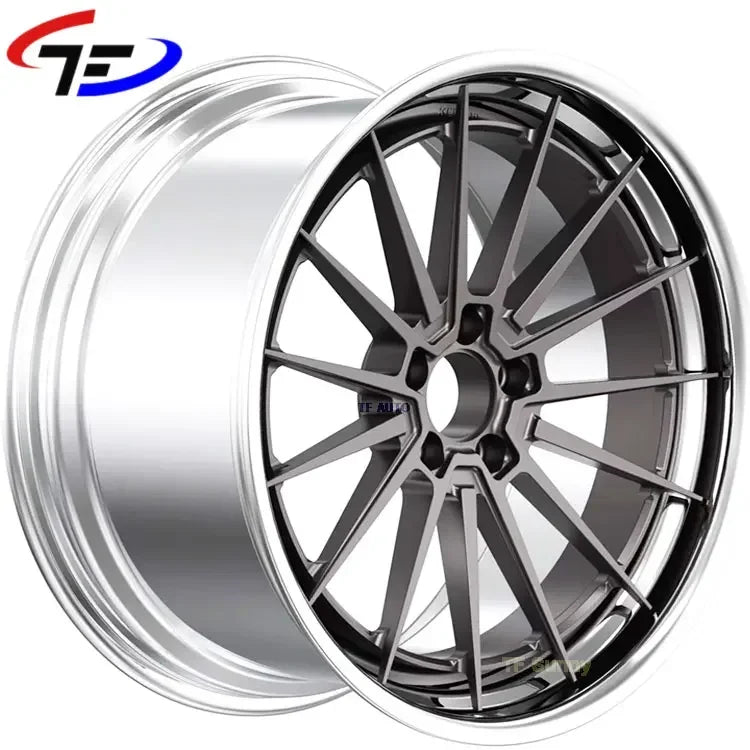 2 pieces Passenger Car 5X120 Deep Dish Forged Alloy Rims Wheels 19*8.5J