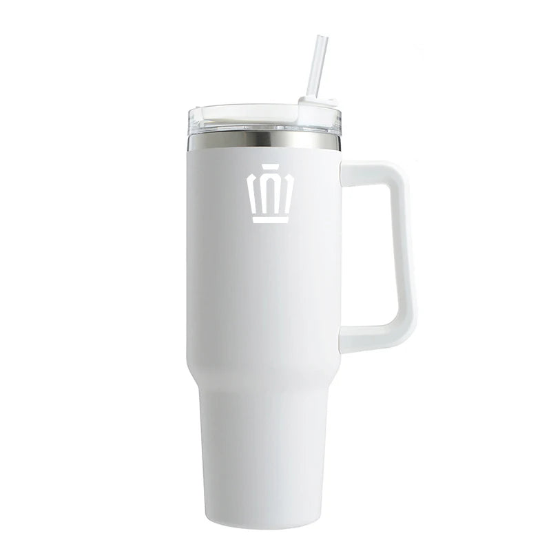 1200ML High Quality Insulated Tumbler with Handle Straw Cup Coffee For Toyota Gazoo Racing TRD CROWN Corolla Yaris Chr