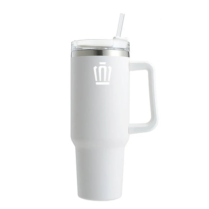1200ML High Quality Insulated Tumbler with Handle Straw Cup Coffee For Toyota Gazoo Racing TRD CROWN Corolla Yaris Chr