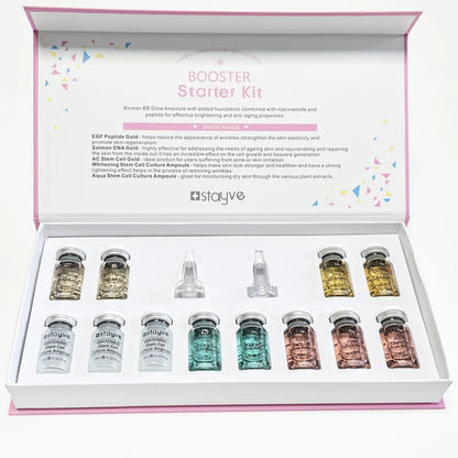 Stayve BB Cream Hyaluronic Acid Facial Glow Serum Ampoule Essence Peptide Moisturizing Foundation Skin Rejuvenation Care Beauty