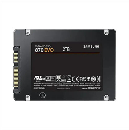 Samsung 2.5'' SATAIII SSD 870 Evo 2TB 1TB 500GB 250GB Internal Solid State Drive Storage Disk For Laptop Desktop