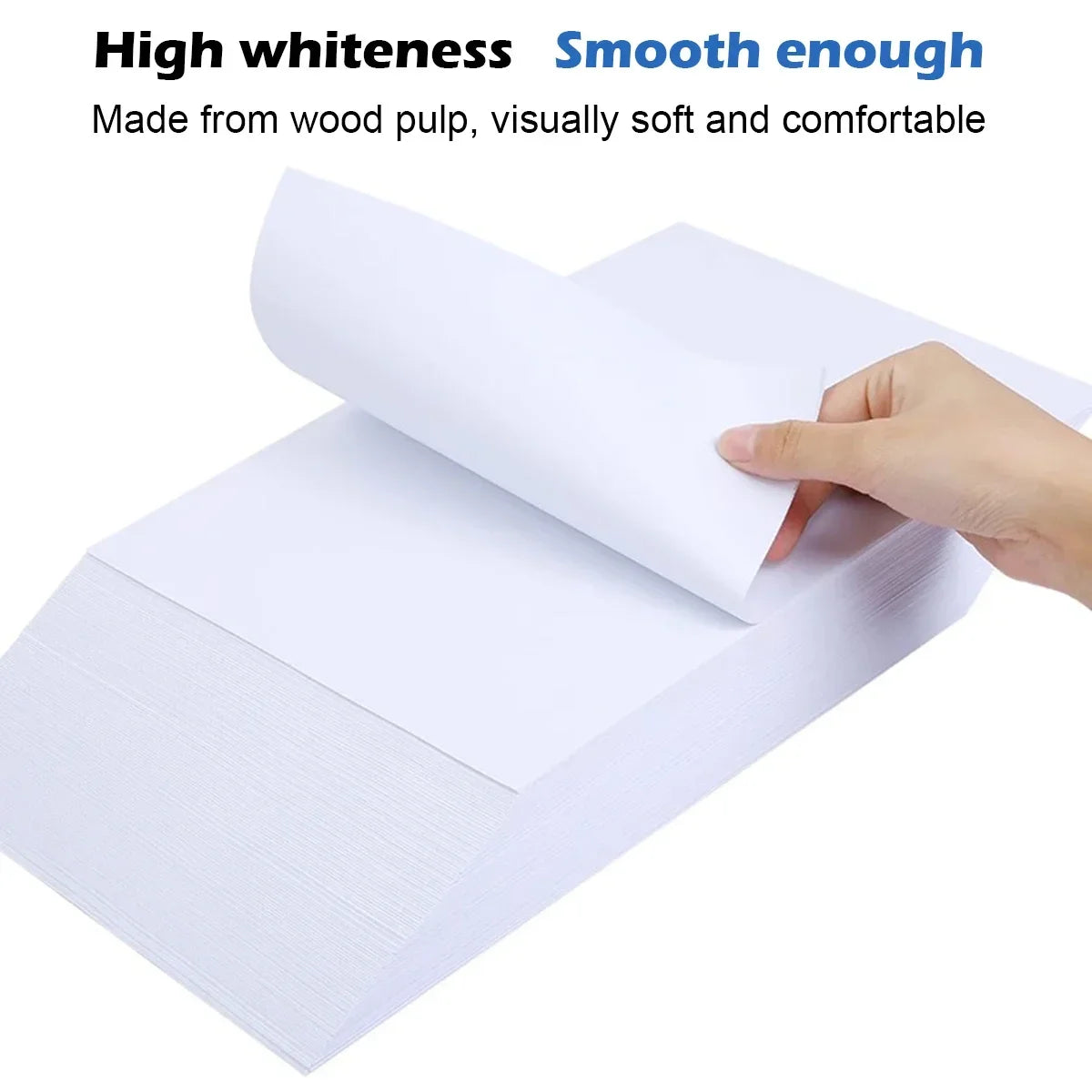 500/2500 Sheets A4 Copy Paper 70g/80g Printing Paper Full Box Batch Double-sided Office/home Use Scratch Paper Stationery