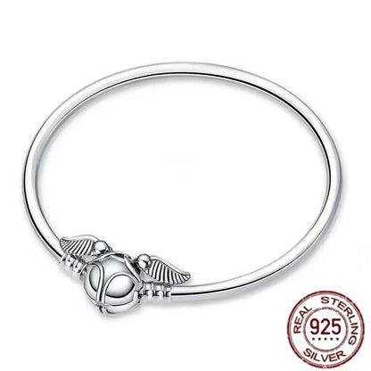 The best-selling S925 sterling silver heart-shaped crown snake bone chain is perfect for the original DlY bracelet! A perfect je