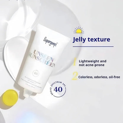SUPERGOOP Unseen Sunscreen Broad Spectrum Sunscreen / SPF 40 PA Supergoop Glow Screen SPF 40 PA+++50ml