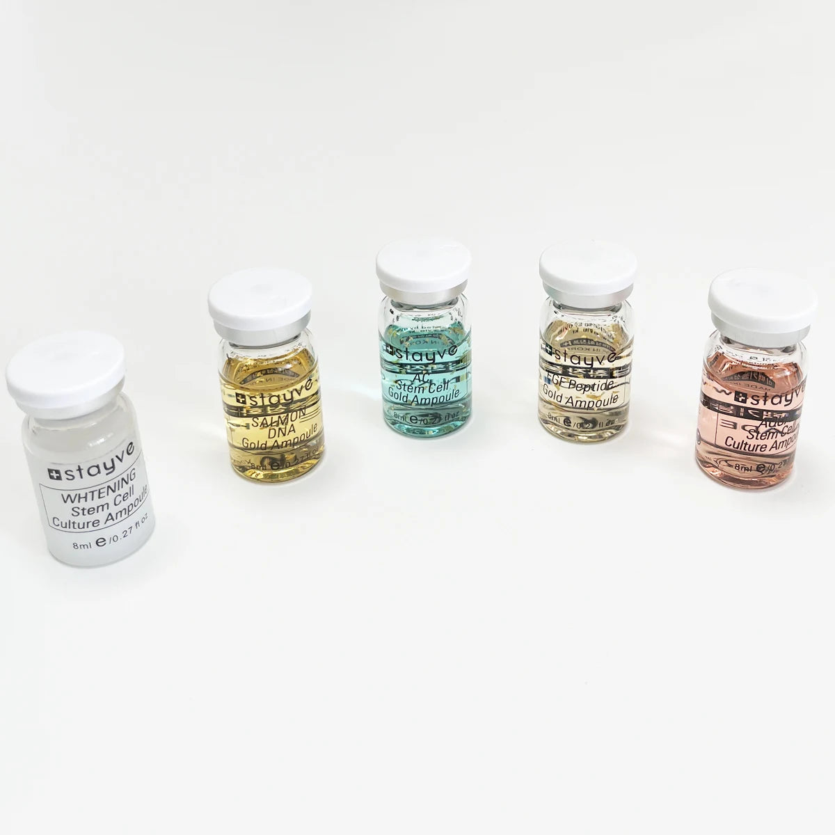 Stayve BB Cream Hyaluronic Acid Facial Glow Serum Ampoule Essence Peptide Moisturizing Foundation Skin Rejuvenation Care Beauty