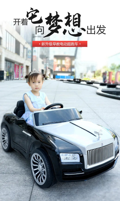 12v Big Power New Large Four Wheels Remote Controll Children's Electric Rechargeable Ride On Car