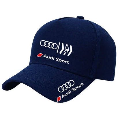 2025 Audi RS Fashion Sports Baseball Hat Outdoor Sunshade Hat Car Enthusiasts Duck Tongue Hat Sweat Absorber