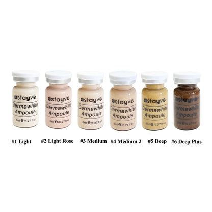 Stayve BB Cream Hyaluronic Acid Facial Glow Serum Ampoule Essence Peptide Moisturizing Foundation Skin Rejuvenation Care Beauty