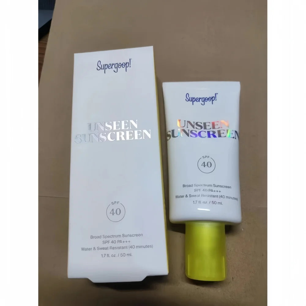 SUPERGOOP Unseen Sunscreen Broad Spectrum Sunscreen / SPF 40 PA Supergoop Glow Screen SPF 40 PA+++50ml