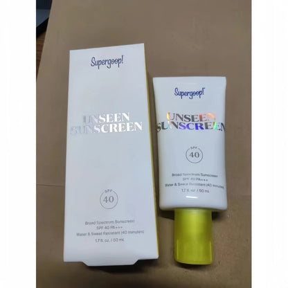 SUPERGOOP Unseen Sunscreen Broad Spectrum Sunscreen / SPF 40 PA Supergoop Glow Screen SPF 40 PA+++50ml