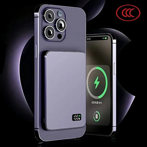 CCC Certified China standard Thin Ultra Power Bank for MagSafe Magnetic Wireless Portable Battery Display for iwatch Airpods