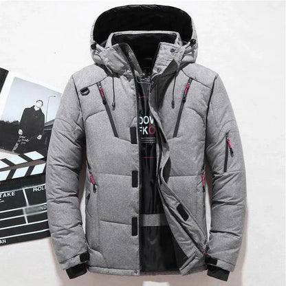 Winter Jacket Men Casual Down Warm Hooded Coats Mens Fashion Outwear Windbreaker Thicken Parkas Casaco Masculino Brand Clothing
