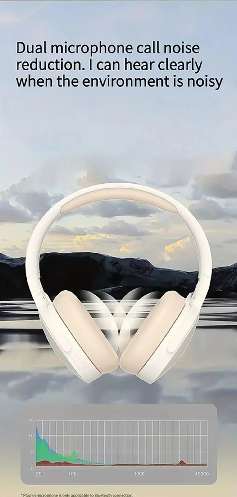 SONY P2961 Wireless Headphones Bluetooth Foldable 9D HIFI Stereo Sound Headset Long Battery Life Heavy Bass Earphone