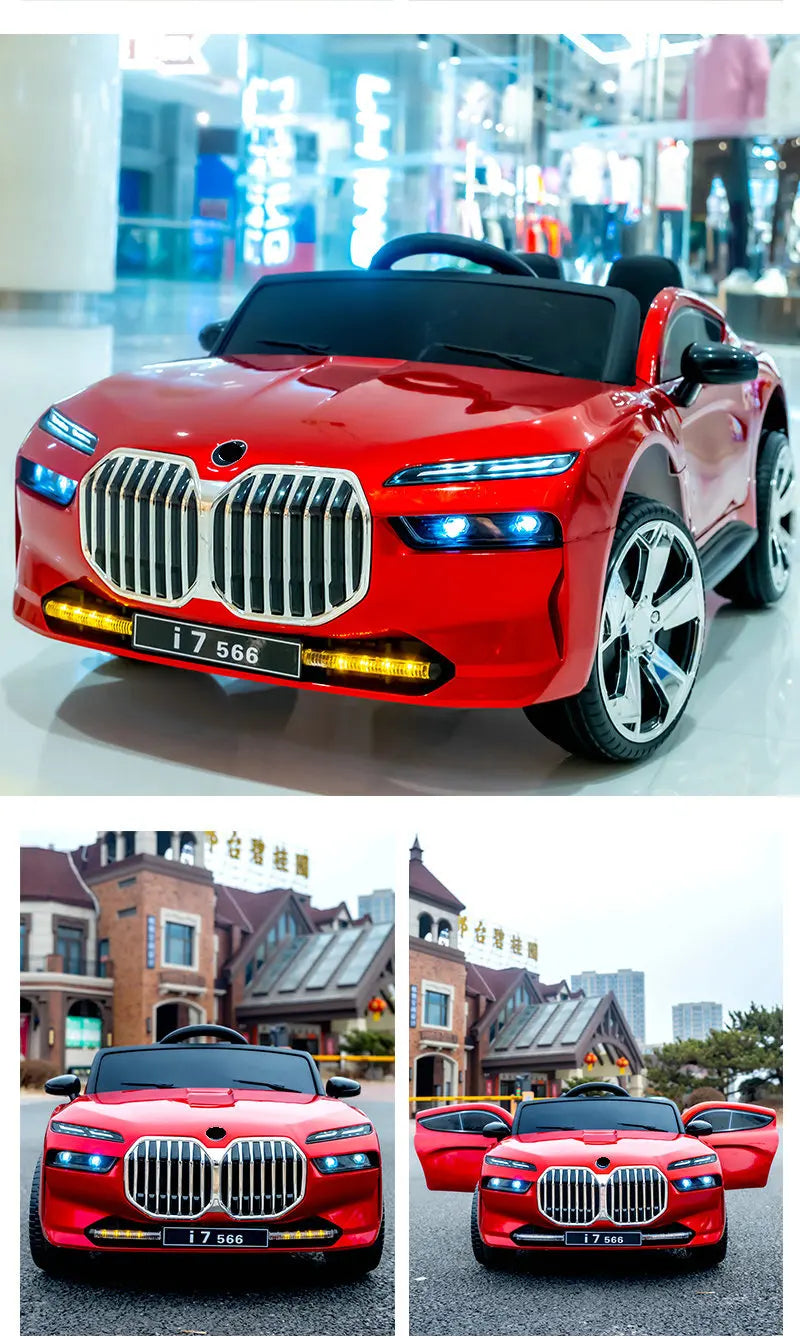 12V Big Battery 4 Drive Load 50KG New Children's Electric Vehicle Remote Control Charging Baby Toy Car Seatable Carriage