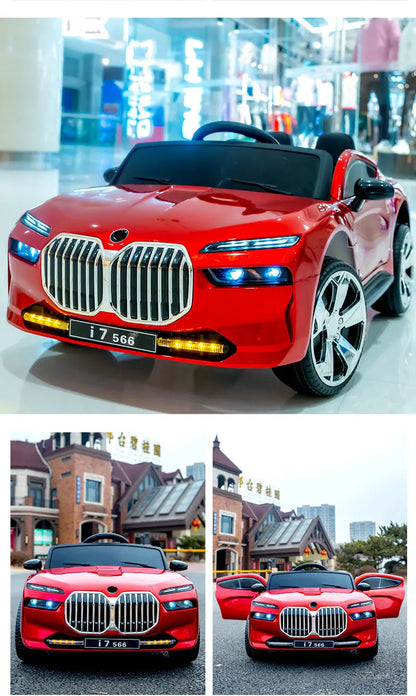 12V Big Battery 4 Drive Load 50KG New Children's Electric Vehicle Remote Control Charging Baby Toy Car Seatable Carriage