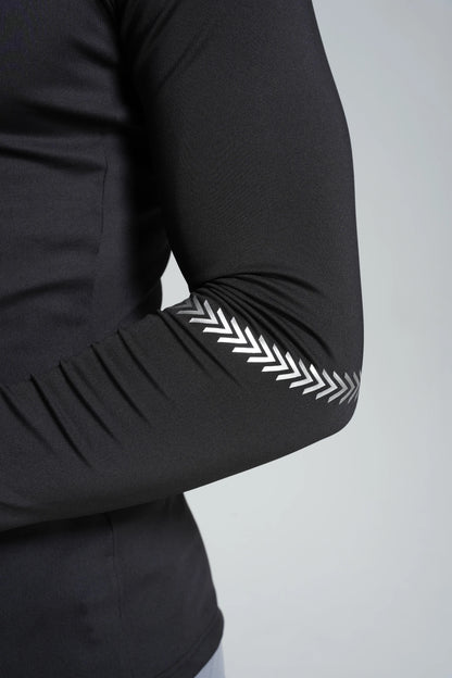 Winter Mens Running Jackets Long Sleeve Full Zipper Training Shirts Workout Sports Sweatershirt Sportswear Elastic Reflective