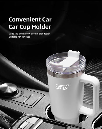 1200ML Insulated Tumbler with Handle Straw Travel Cup Coffee Cup For Subaru STI WRX 2006 XV Forester Impreza Crosstrek Legacy