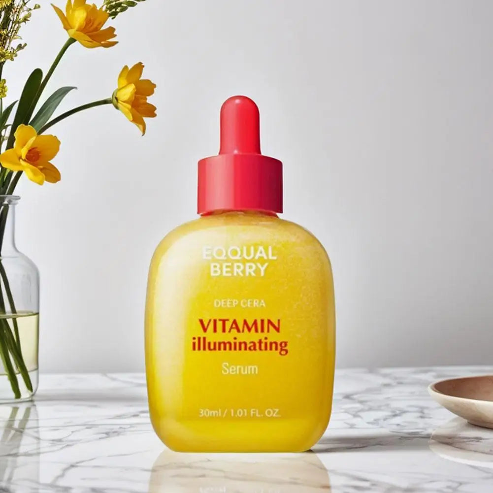 30ML EQQUALBERRY BAKUCHIOL Plumping Serum 5,000 PPM Retinol Alternative Vitamin C Serum Whitening Smoothing Facial Skin Care