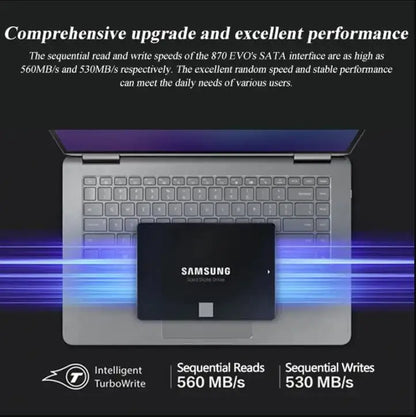Samsung 2.5'' SATAIII SSD 870 Evo 2TB 1TB 500GB 250GB Internal Solid State Drive Storage Disk For Laptop Desktop