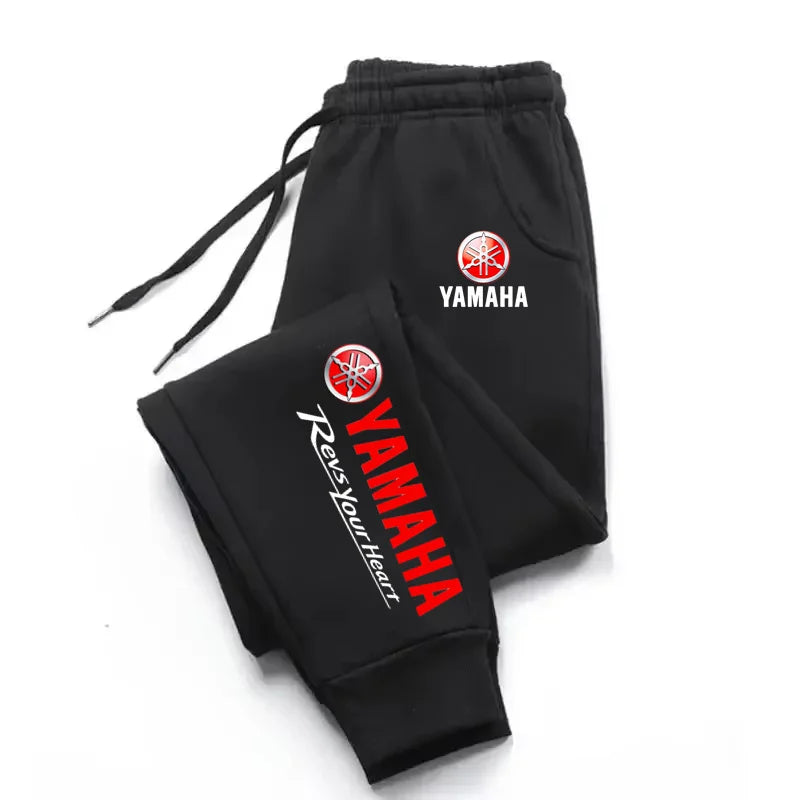 Yamaha men's casual fleece sports pants long running pants soft and comfortable sweatpants autumn and winter
