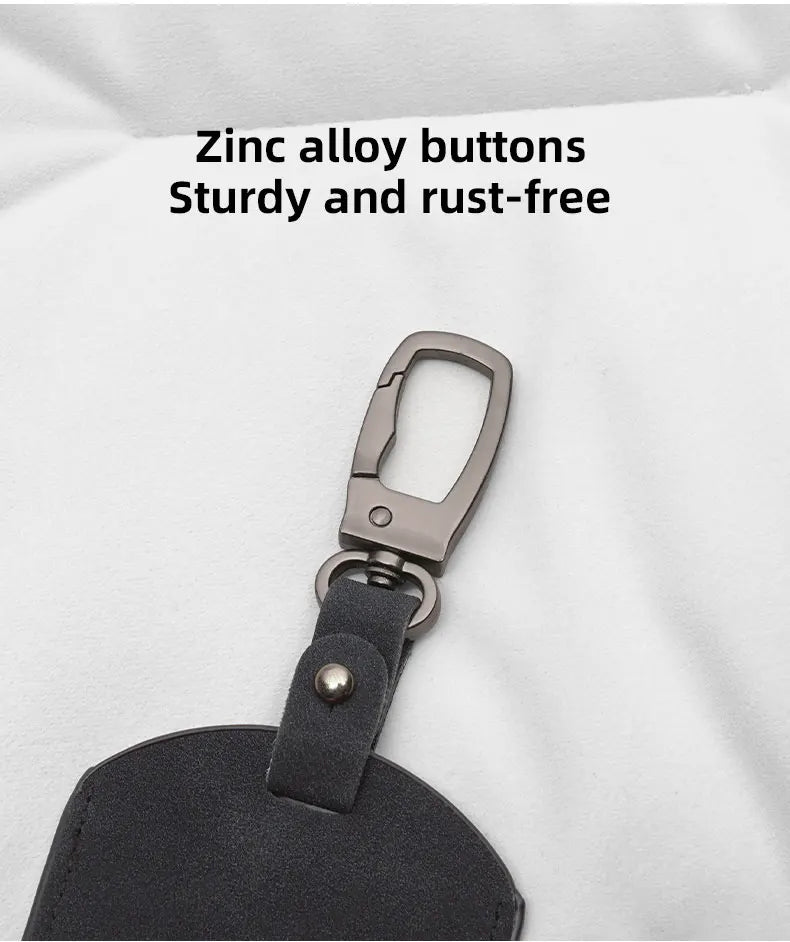 Suede Tesla Car Key Card Cover Keychain Car Key Accessories For Tesla Model 3 Y S X Cybertruck Juguete Roadster Coil Bonina