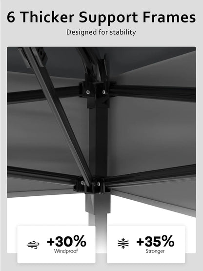 13x13FT Pop Up Gazebo, Canopy Tent with Mosquito Netting, Outdoor Patio Gazebo, Backyard Tent for Party Wedding Outdoor Dining