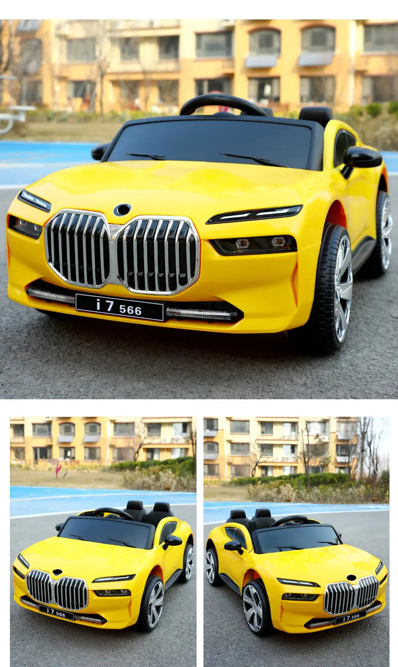 12V Big Battery 4 Drive Load 50KG New Children's Electric Vehicle Remote Control Charging Baby Toy Car Seatable Carriage