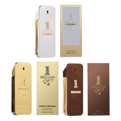 Golden Millionaire Perfume Wood Leather Note Charming Men's Perfume Deep Aroma Male Fragrance 100ml